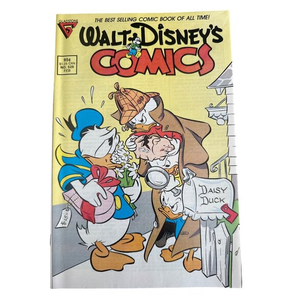 Gladstone Walt Disneys Comics Issue No #526 February 1988 Vintage Boarded Bagged - Picture 1 of 4